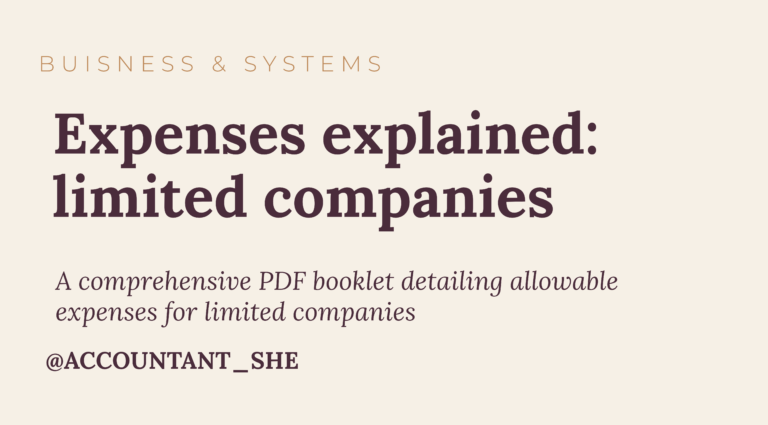 LTD Company Expenses Explained 