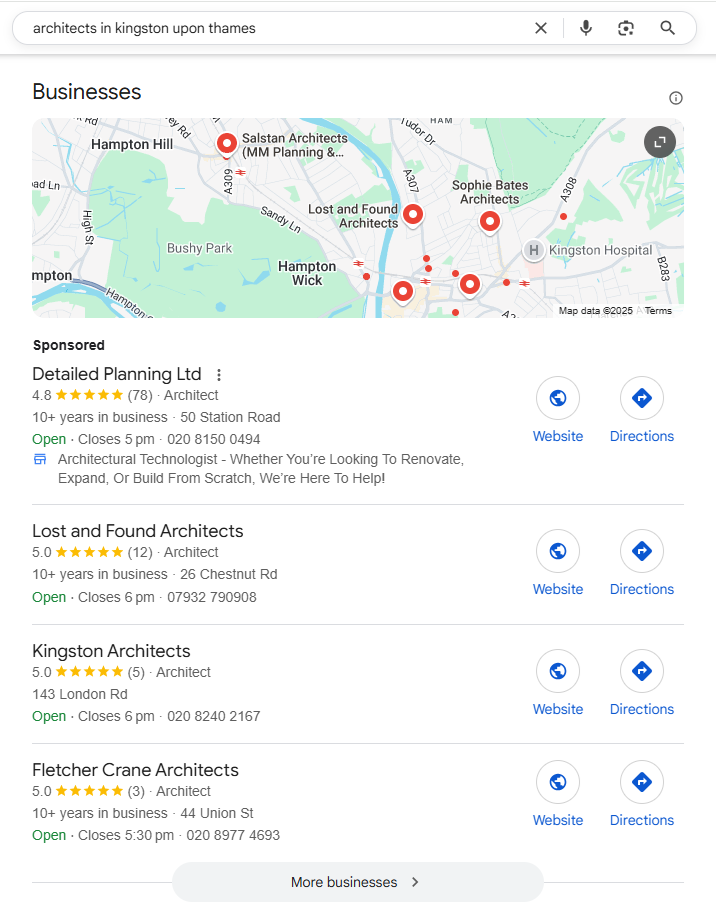 SEO for Architectural Practices