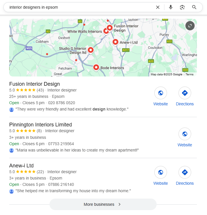 SEO for Interior Designers