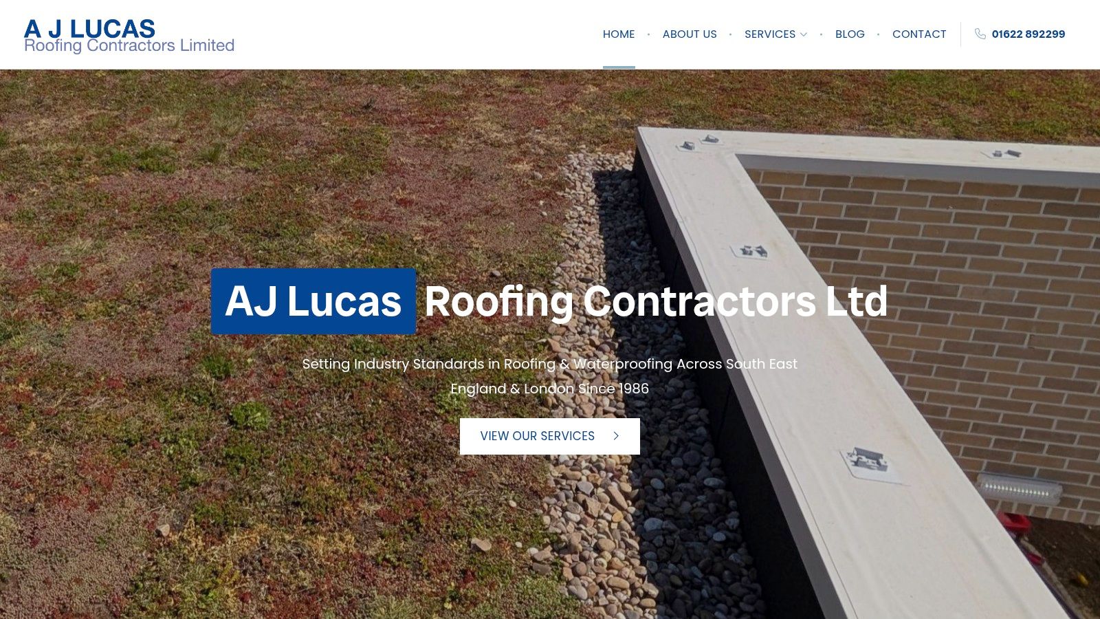 2. AJ Lucas Roofing: Dominate Niches with Specialist Service Pages